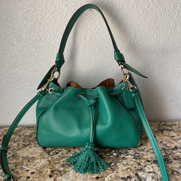 Coach Handbags - Coach Everly Drawstring Two Way Bag EUC